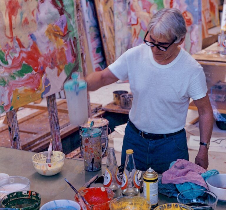 Willem de Kooning in his East Hampton Studio, New York 1971