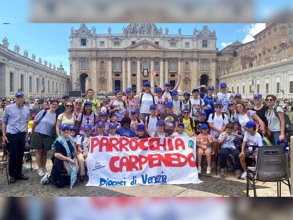 L’incontro con Papa Francesco per 30 bambini di Carpenedo